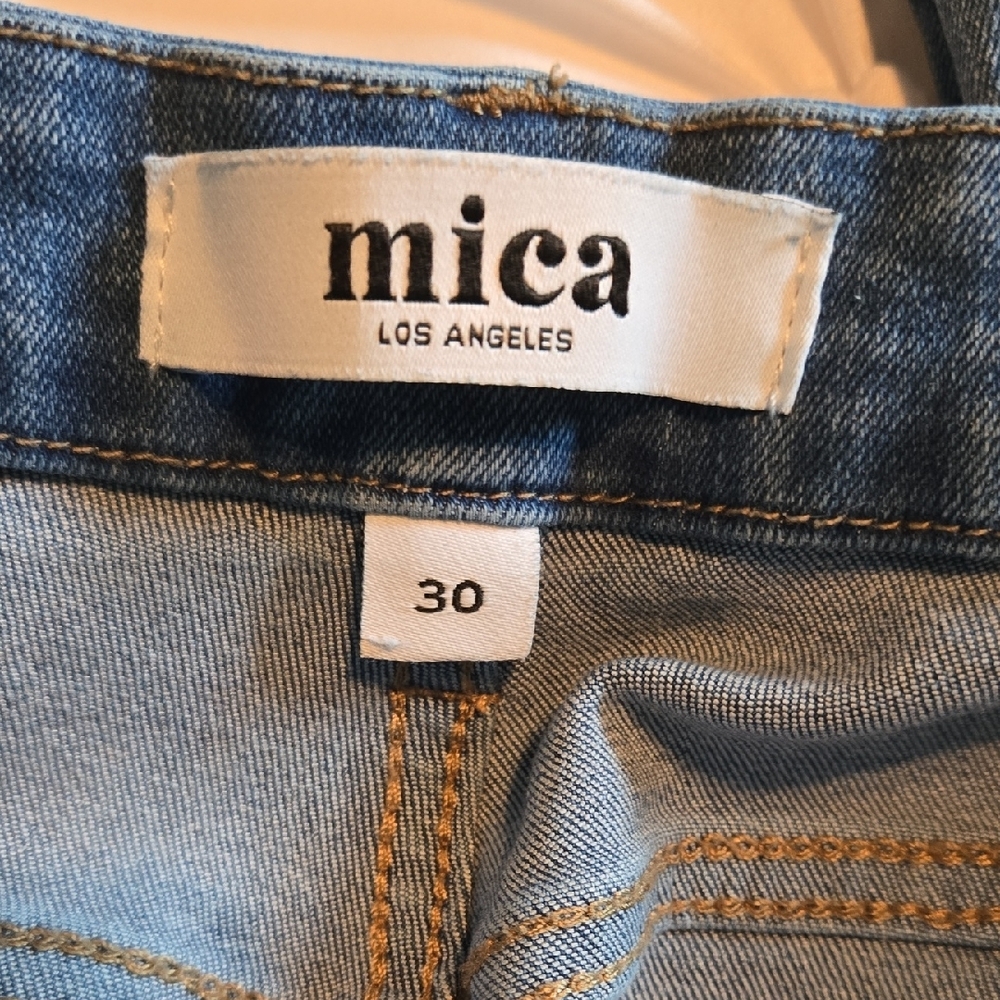Mica Blue Denim Bootleg Jeans - Picture 2 of 4